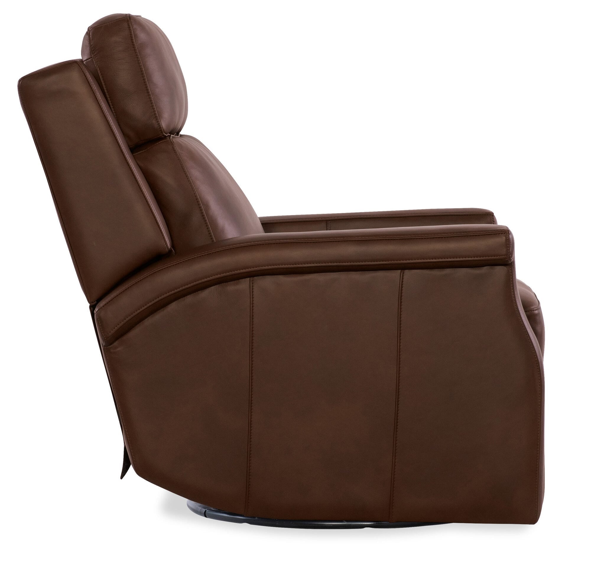 Kaufman Swivel Power Recliner - Side Silo