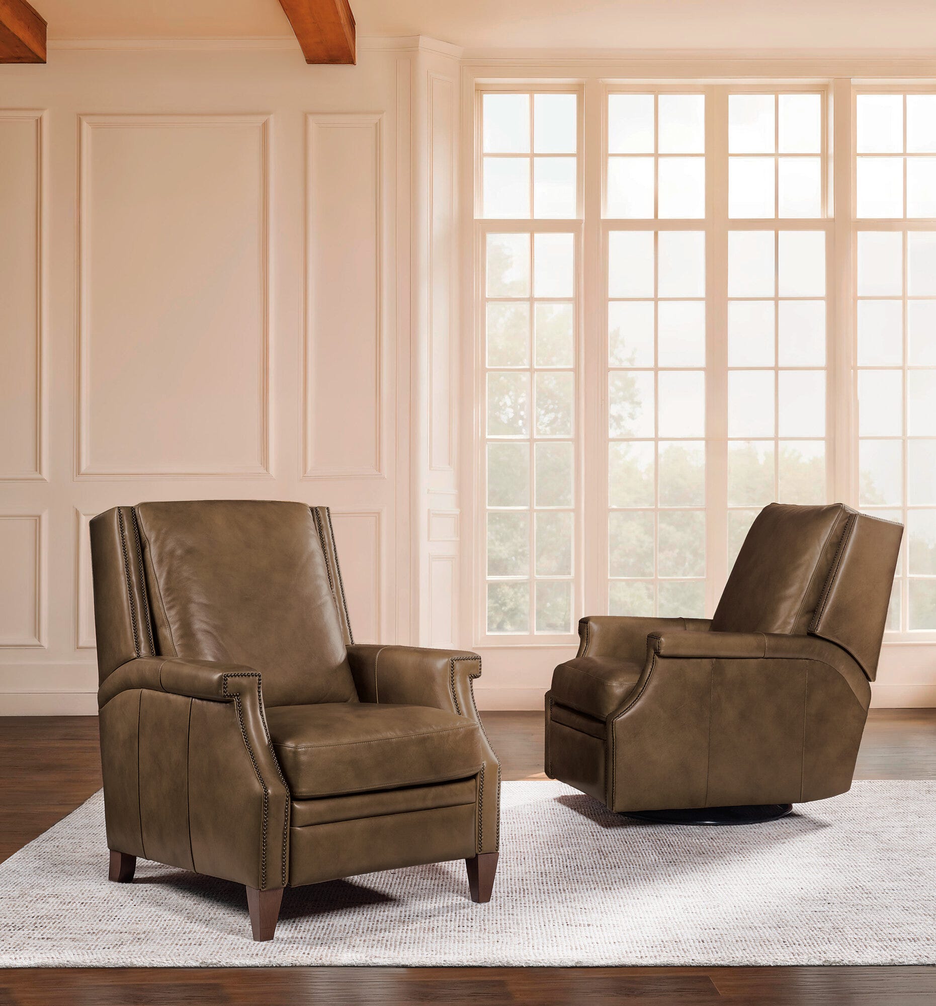 Collier Power Swivel Glider Recliner