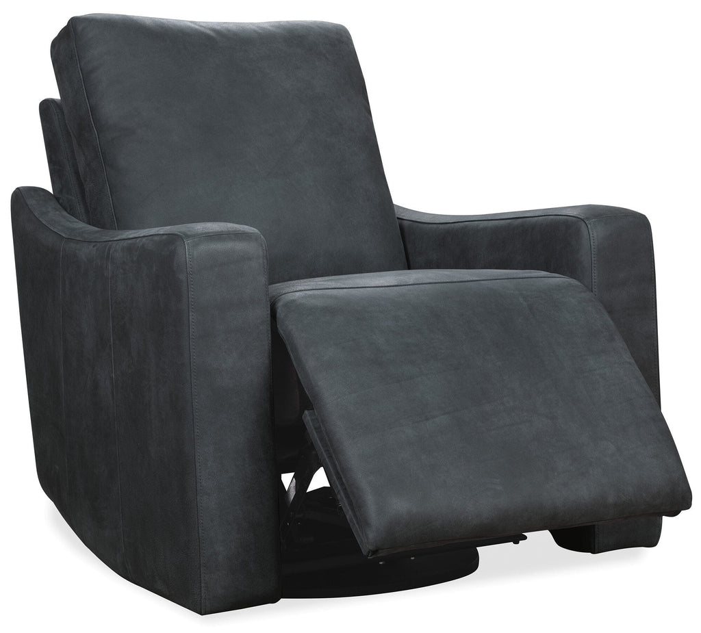 Lewis Power Swivel Recliner Open