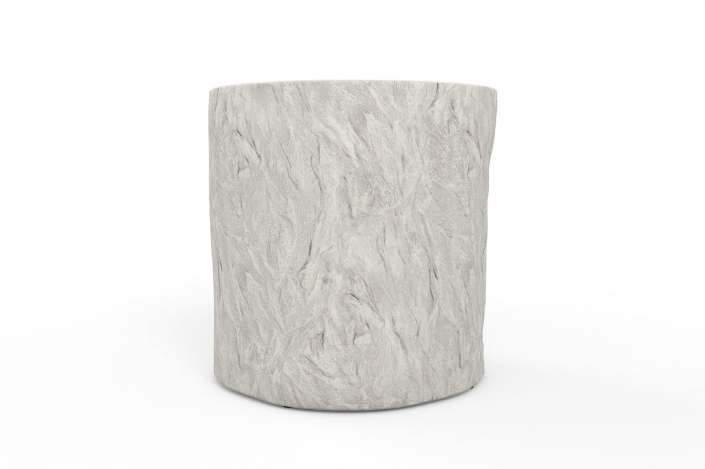 Antique Stone Round End Table