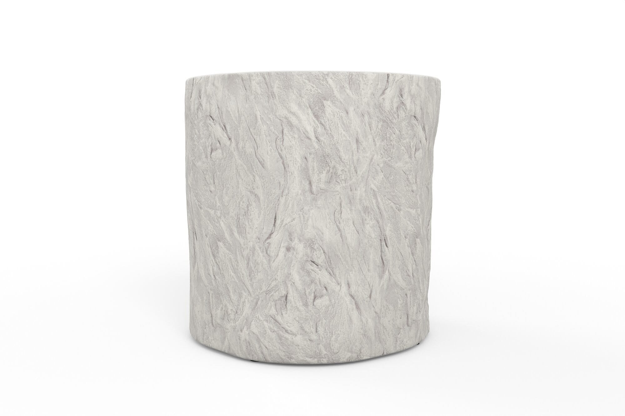 Antique Stone Round End Table