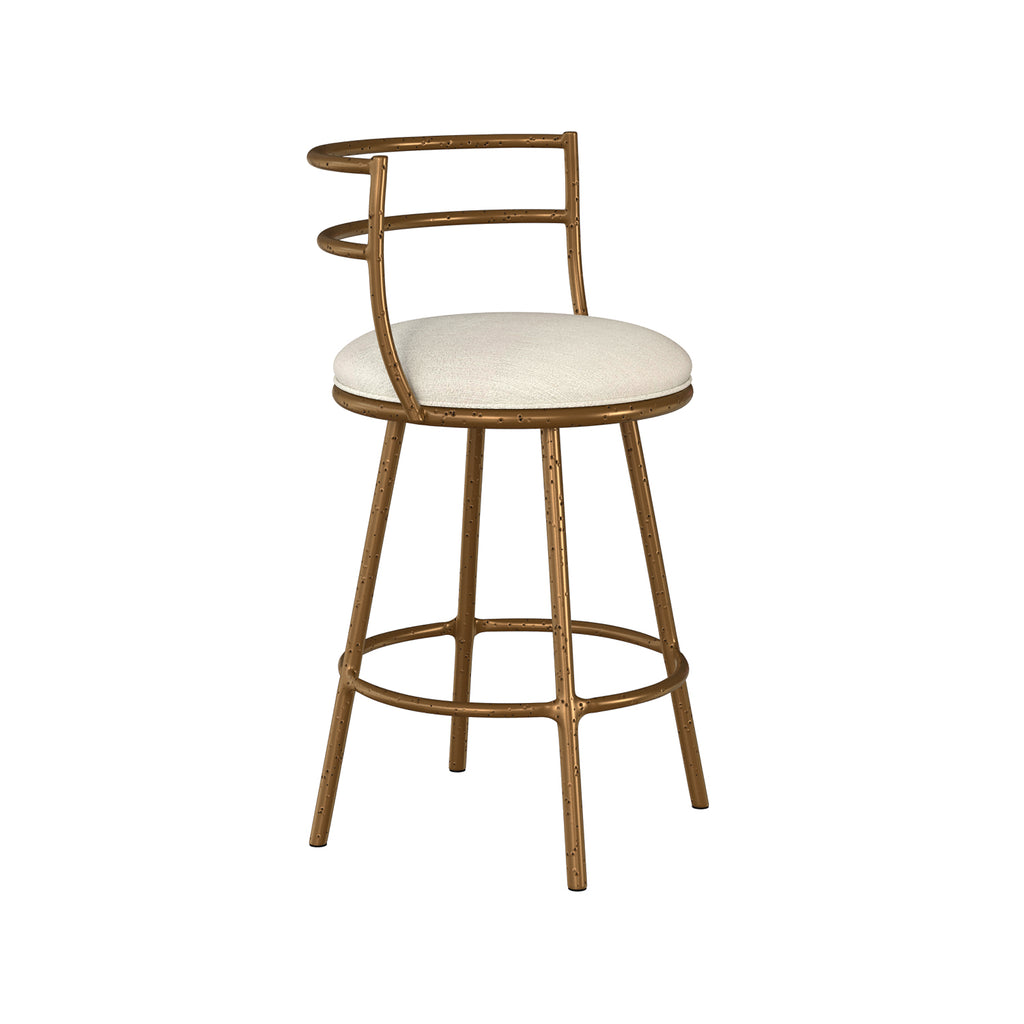 Ryo Hammered Copper finish with Chalk fabric