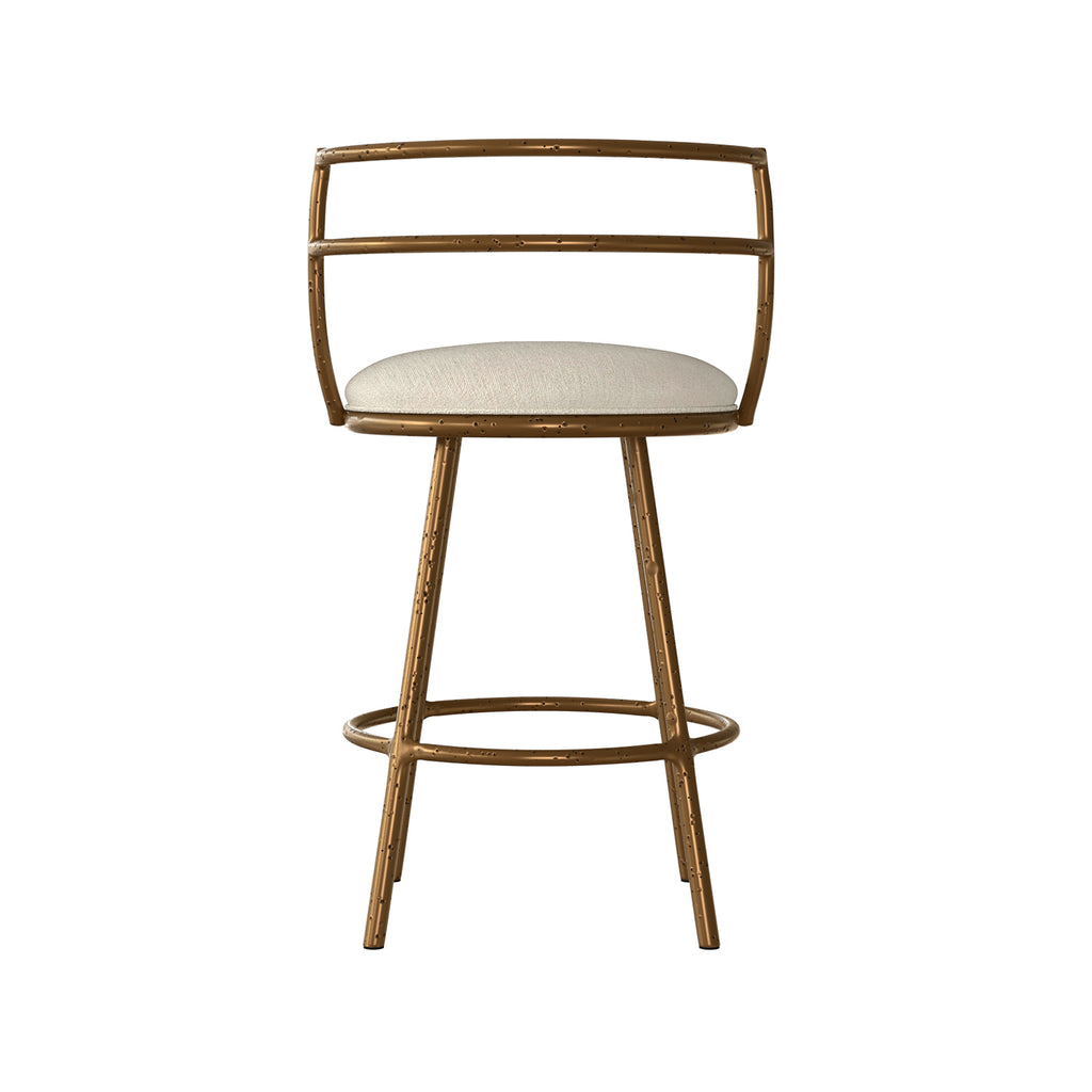 Ryo Hammered Copper finish with Chalk fabric back