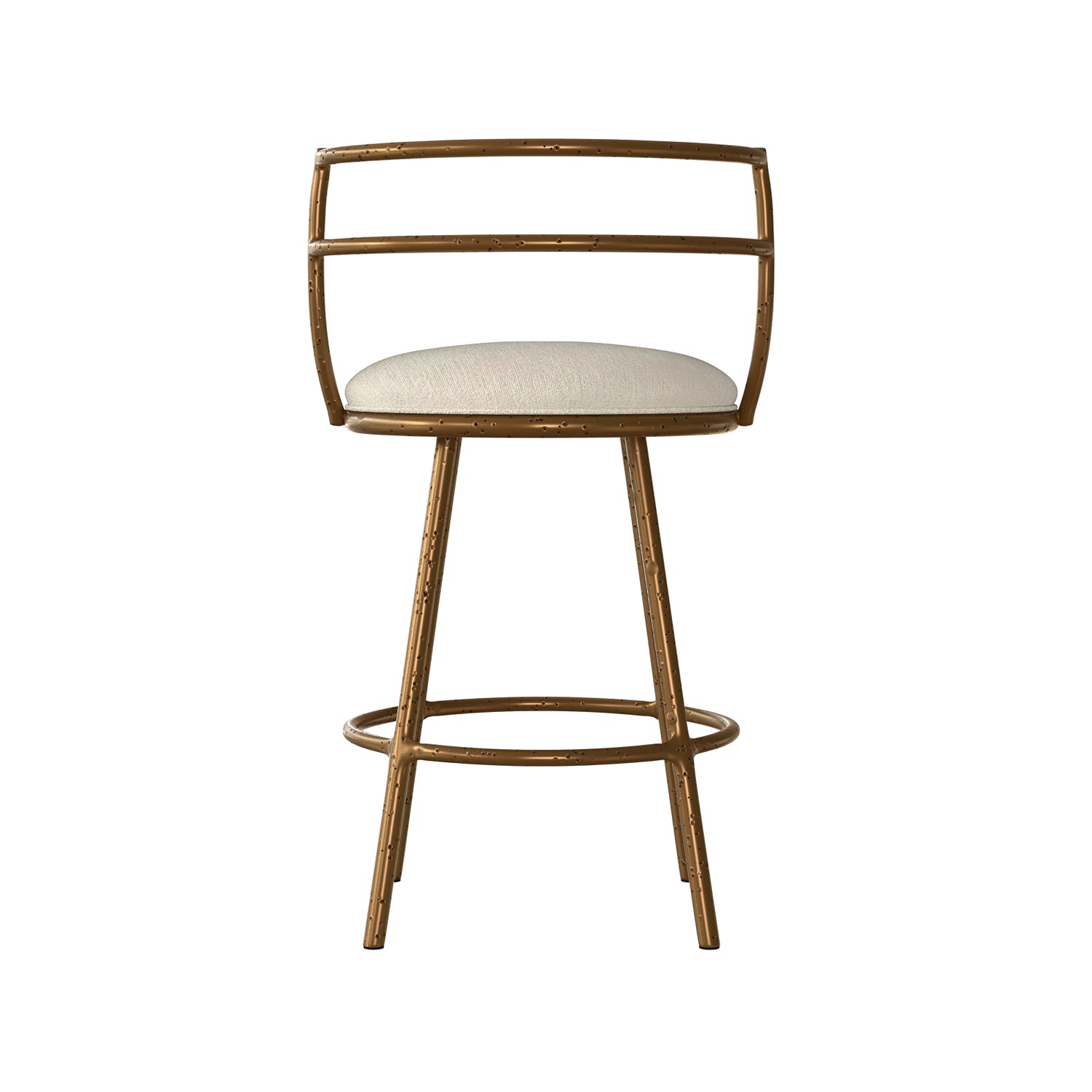 Ryo Hammered Copper finish with Chalk fabric back
