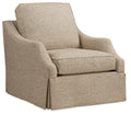 Bea Skirted Swivel Chair (Welt)