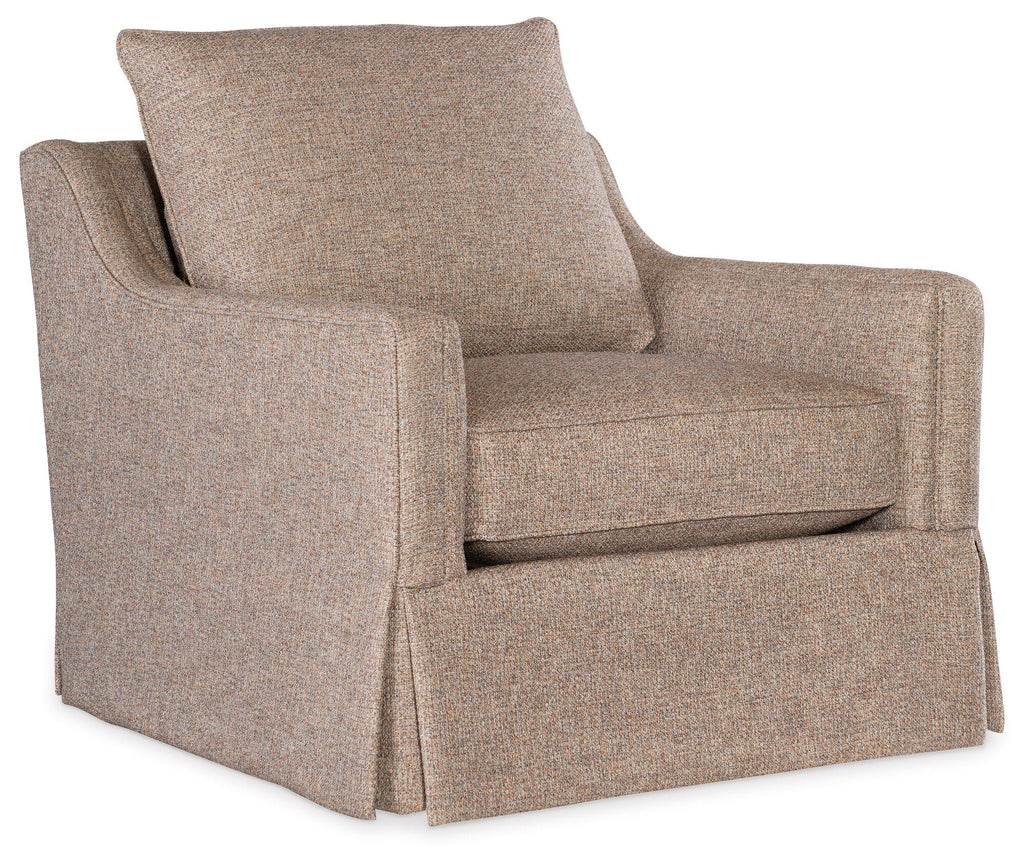 Nora Skirted Swivel Chair