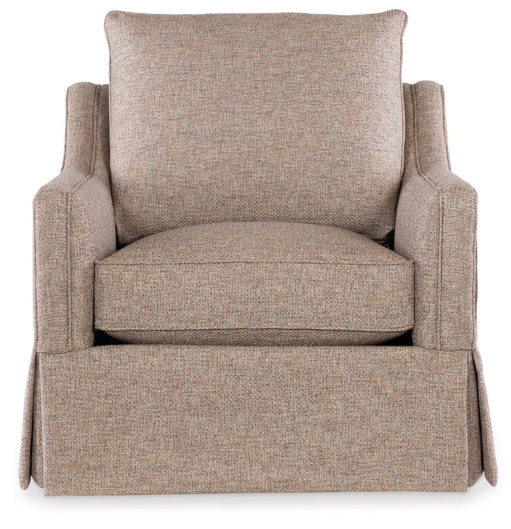 Nora Skirted Swivel Chair