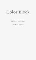 SOW-01 COLOR BLOCK / 01