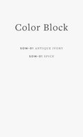 SOW-01 COLOR BLOCK / 02