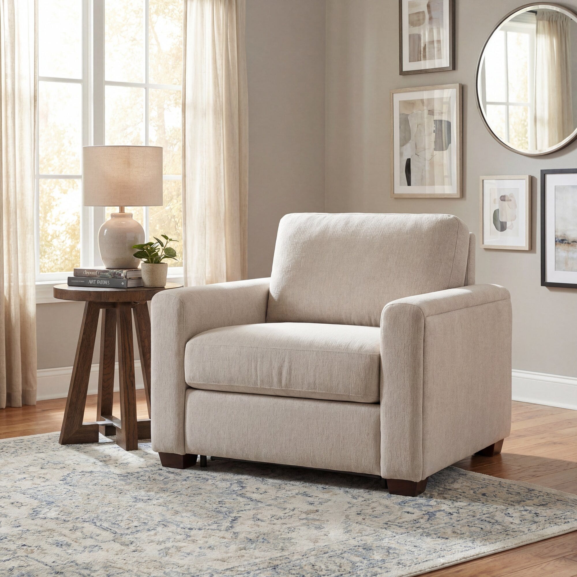 Griffin Twin Sleeper Chair Closed