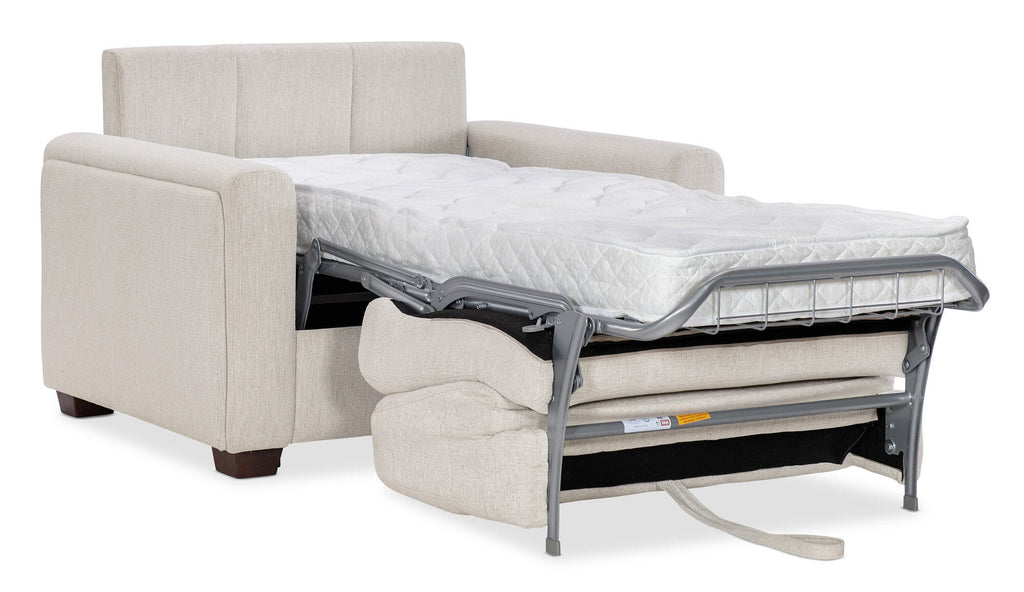 Griffin Twin Sleeper Chair Full Open