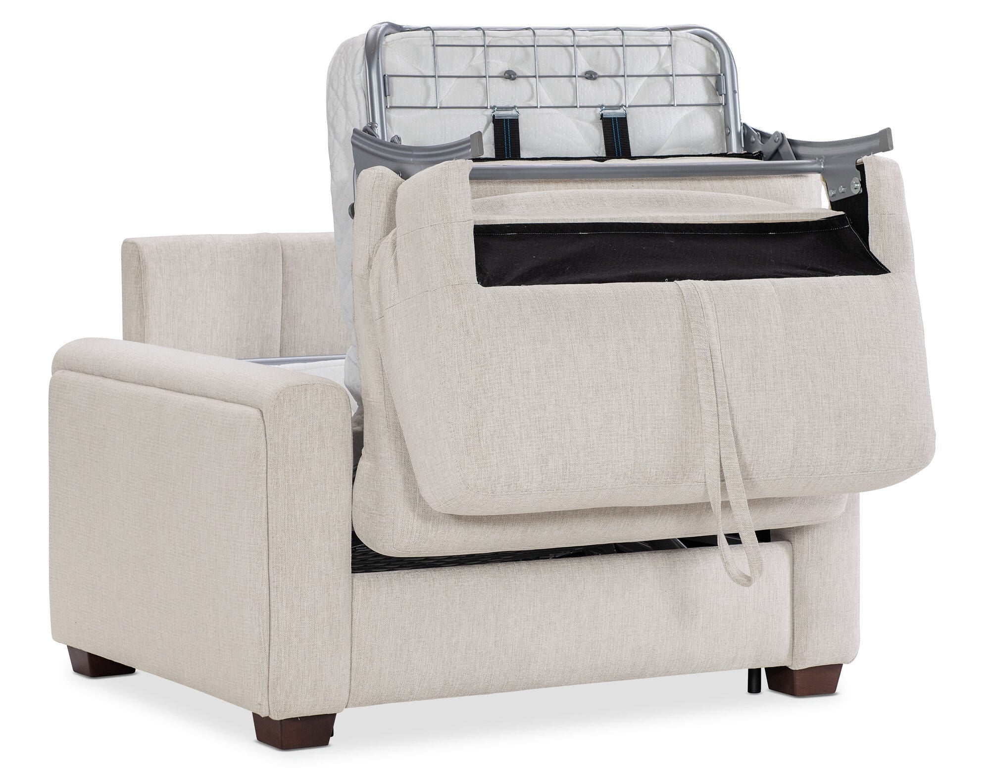 Griffin Twin Sleeper Chair Open 2