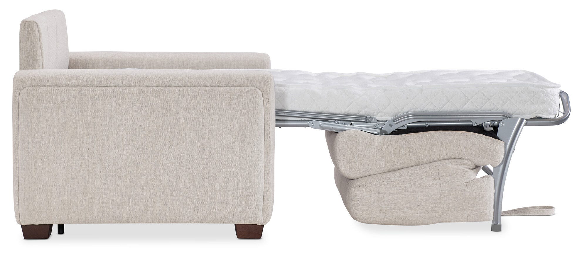 Griffin Twin Sleeper Chair Side Full Open