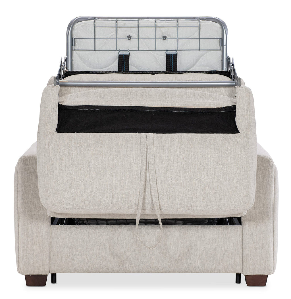 Griffin Twin Sleeper Chair Straight Open 2