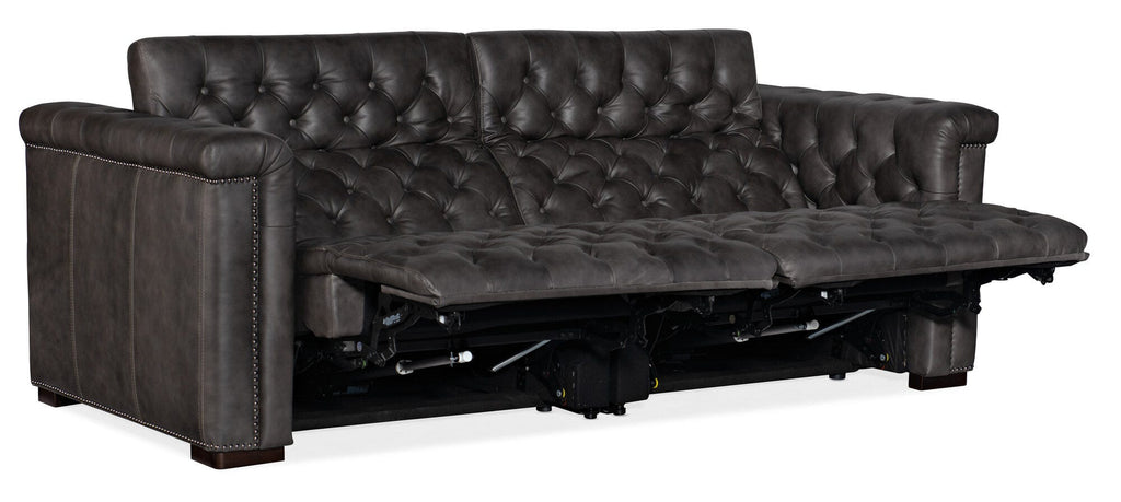 Savion 2 over 2 Sofa with Power Recline & Power Headrest - Open View 2