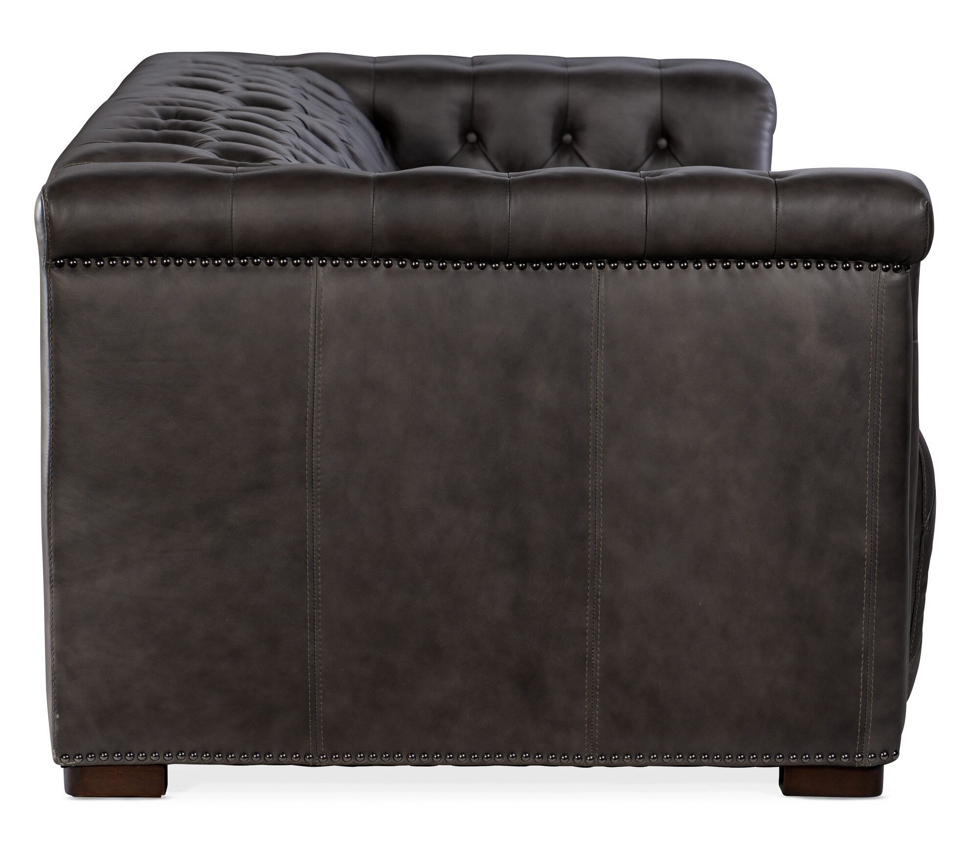Savion 2 over 2 Sofa with Power Recline & Power Headrest - Side View