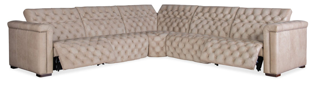 Savion Grandier 5-Piece Sectional with Power Recline & Power Headrest