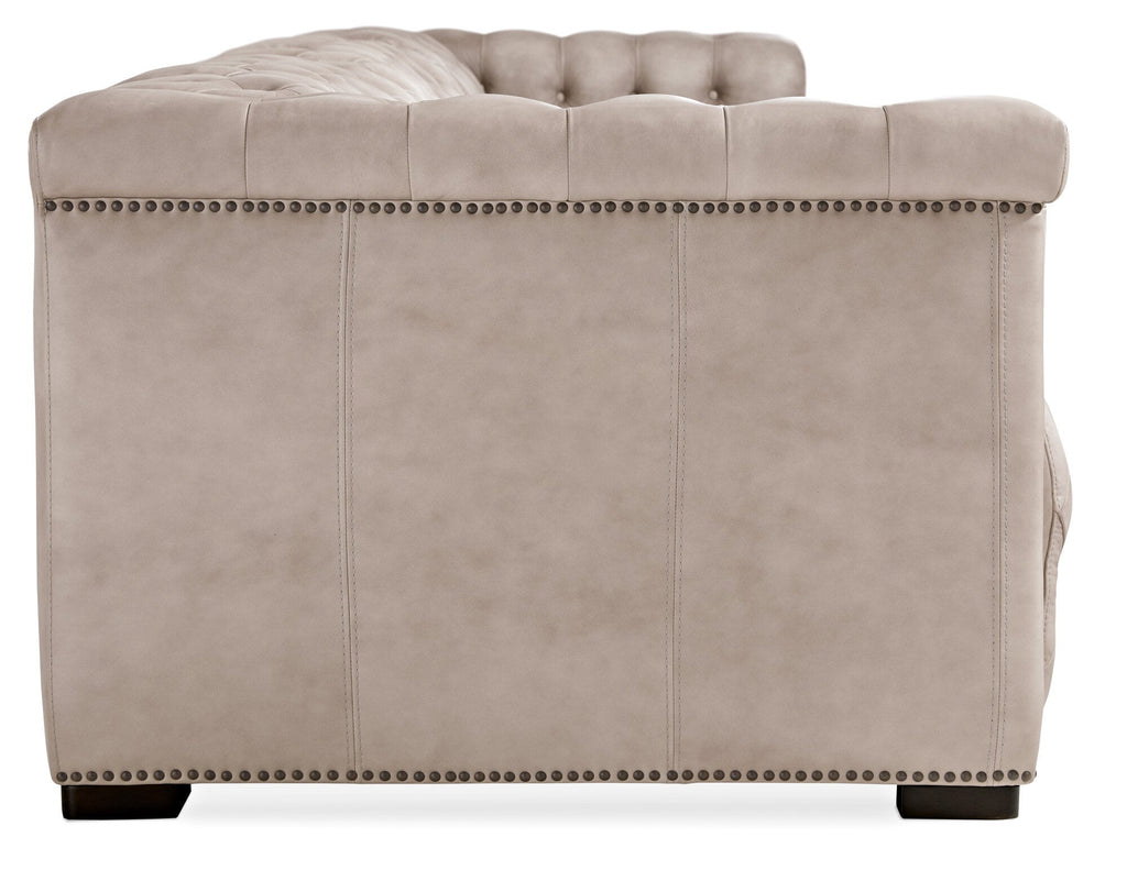 Savion Grandier Power Recliner Sofa with Power Headrest - Side