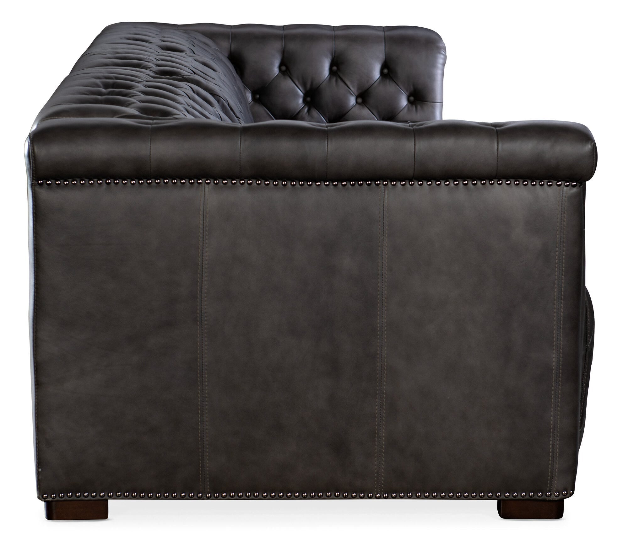 Savion Grandier Power Recliner Sofa with Power Headrest - Side