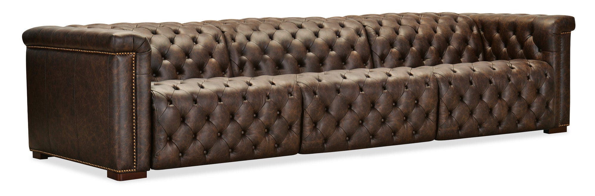 Savion Deux 3 Seat Sofa with Two Power Recliners and Three Power Headrests