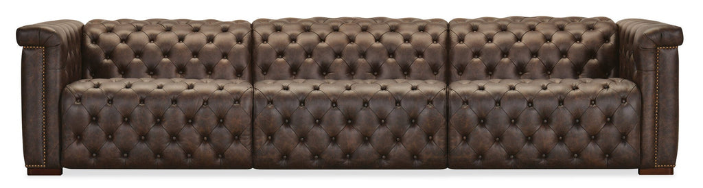 Savion Deux 3 Seat Sofa with Two Power Recliners and Three Power Headrests