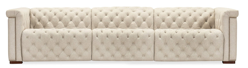 Savion Deux 3 Seat Sofa with Two Power Recliners and Three Power Headrests