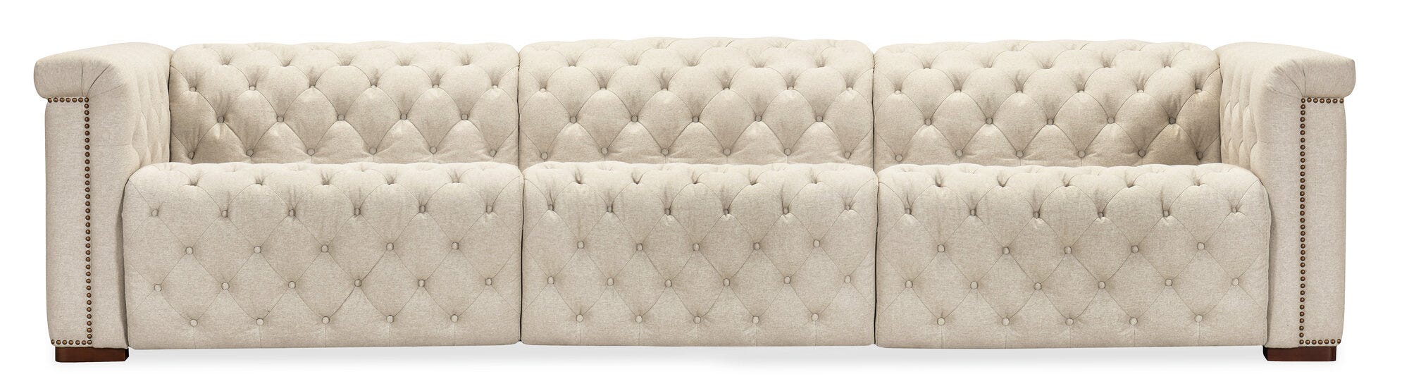 Savion Deux 3 Seat Sofa with Two Power Recliners and Three Power Headrests