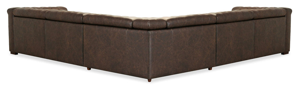Savion Deux 5 Seat Sectional with Three Power Recliners and Six Power Headrests