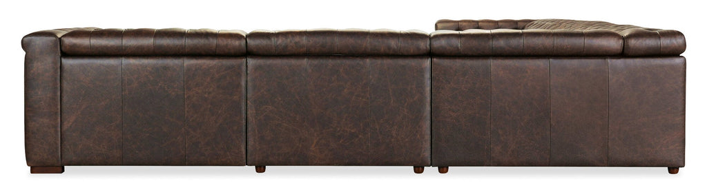 Savion Deux 5 Seat Sectional with Three Power Recliners and Six Power Headrests