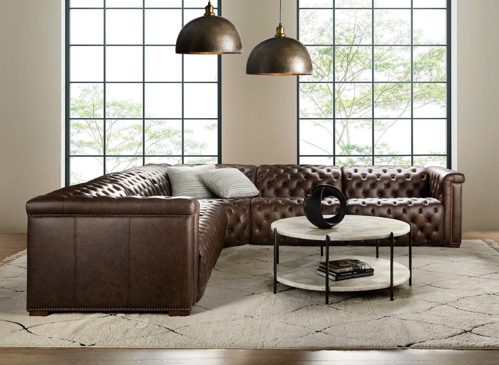 Savion Deux 5 Seat Sectional with Three Power Recliners and Six Power Headrests