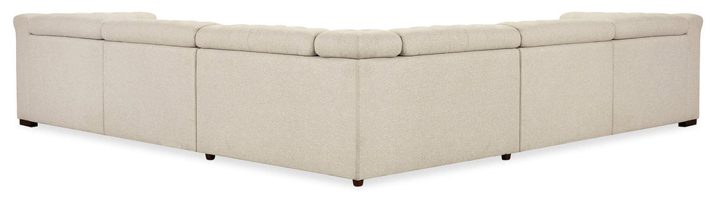 Savion Deux 5 Seat Sectional with Three Power Recliners and Six Power Headrests