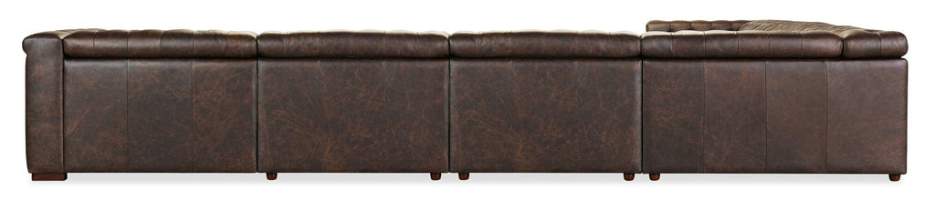 Savion Deux 6 Seat Sectional with Three Power Recliners and Seven Power Headrests