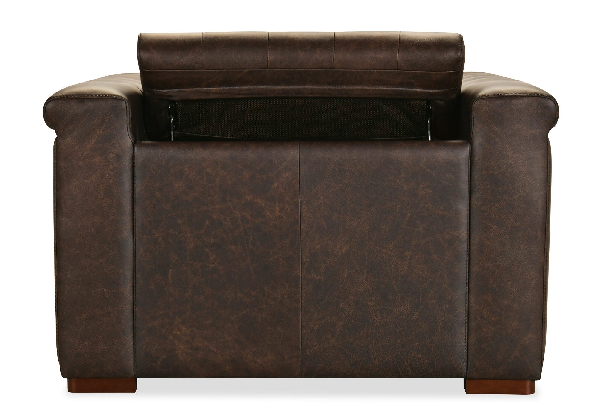 Savion Deux Power Recliner with Power Headrest - Back Open