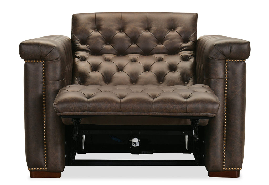 Savion Deux Power Recliner with Power Headrest - Full Open