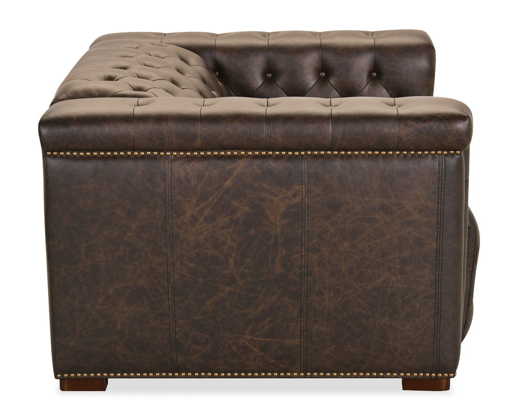 Savion Deux Power Recliner with Power Headrest - Side