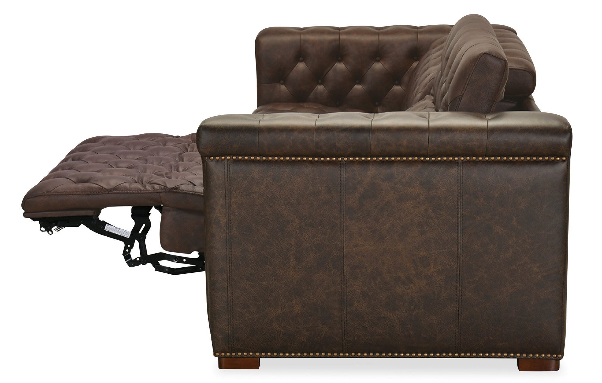 Savion Deux Sofa with Power Recliners and Power Headrests