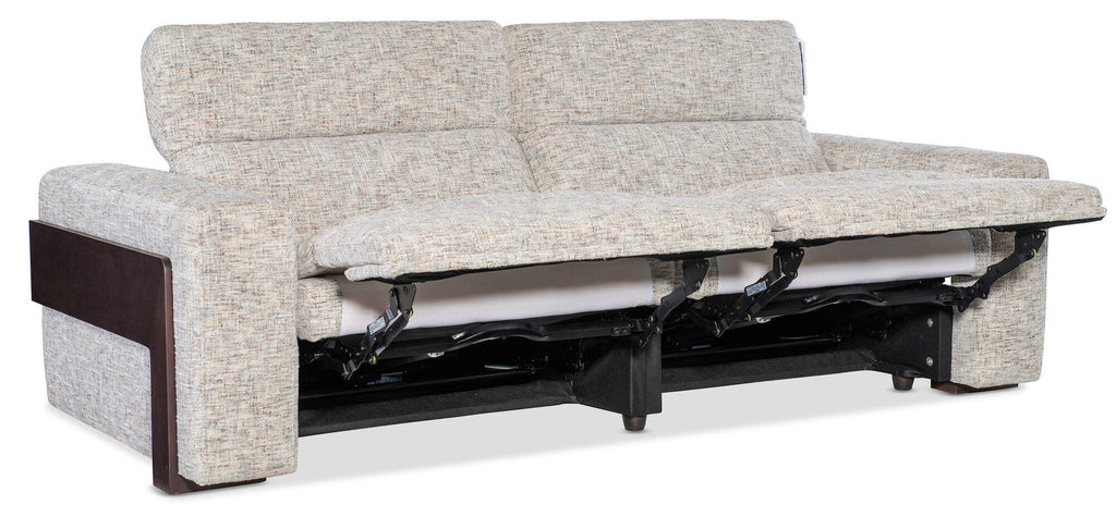 Atlas Power 2 Seat Sofa with Power Headrest - Full Open View