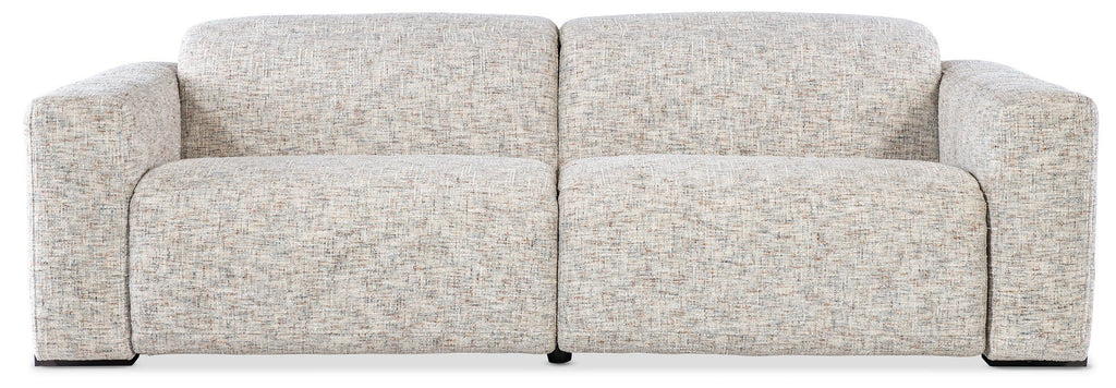 Atlas Power 2 Seat Sofa with Power Headrest - Straight Silo View