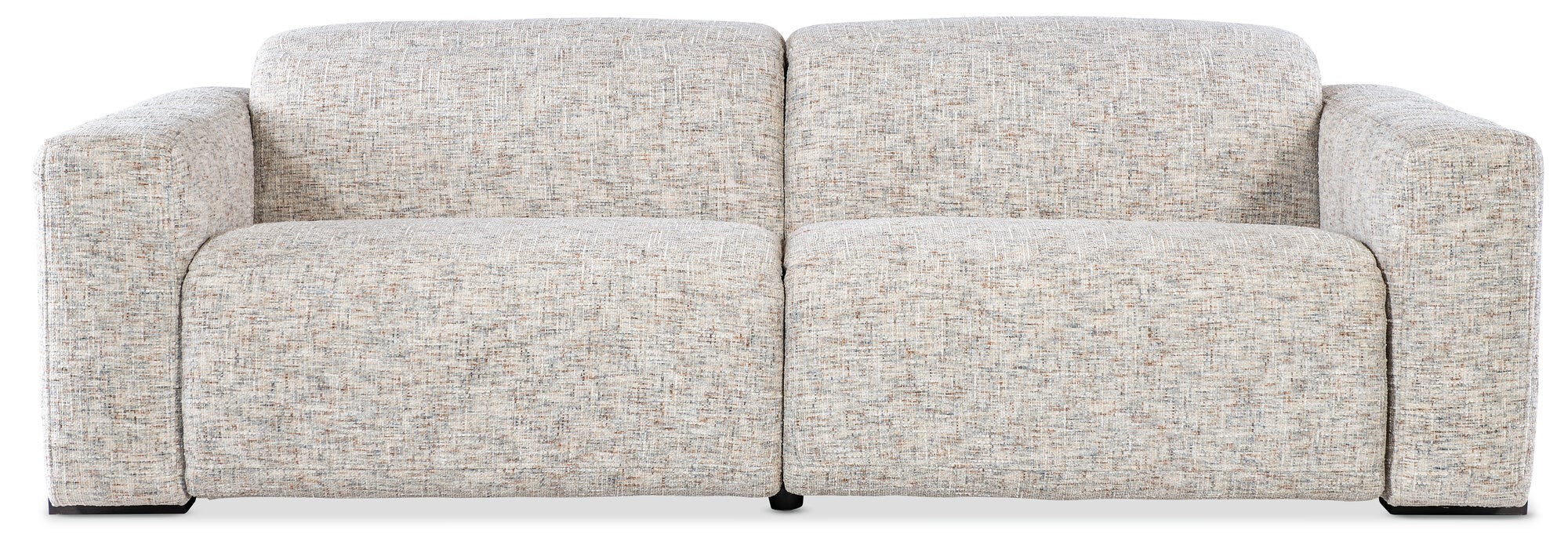 Atlas Power 2 Seat Sofa with Power Headrest - Straight Silo View