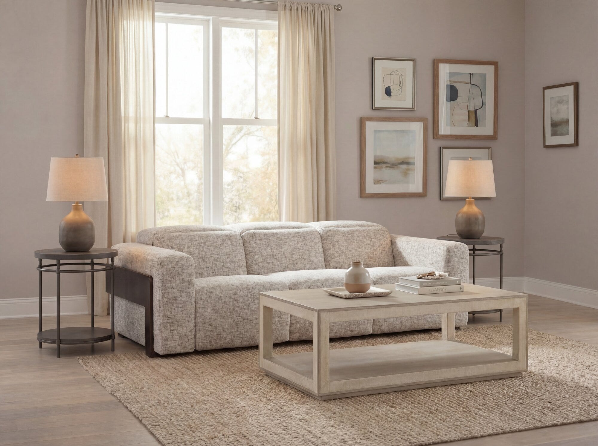 Atlas Power Sofa with Power Headrest - Silo Image 1