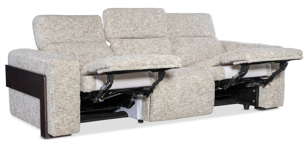 Atlas Power Sofa with Power Headrest - Full Open Silo Image