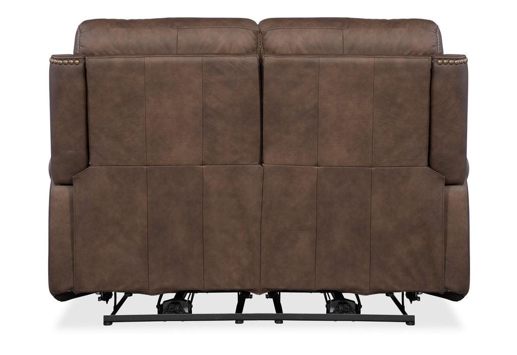 Duncan Power Loveseat with Power Headrest & Lumbar - Back Silo