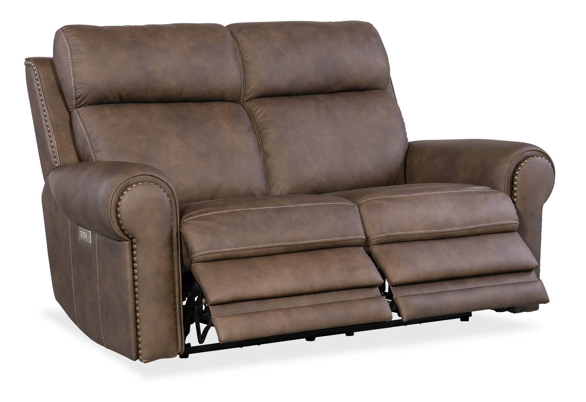 Duncan Power Loveseat with Power Headrest & Lumbar - Open Silo