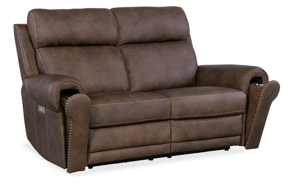 Duncan Power Loveseat with Power Headrest & Lumbar - Open Silo 1
