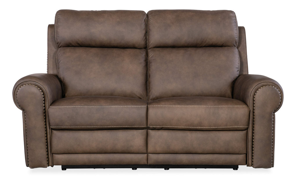 Duncan Power Loveseat with Power Headrest & Lumbar - Straight Silo