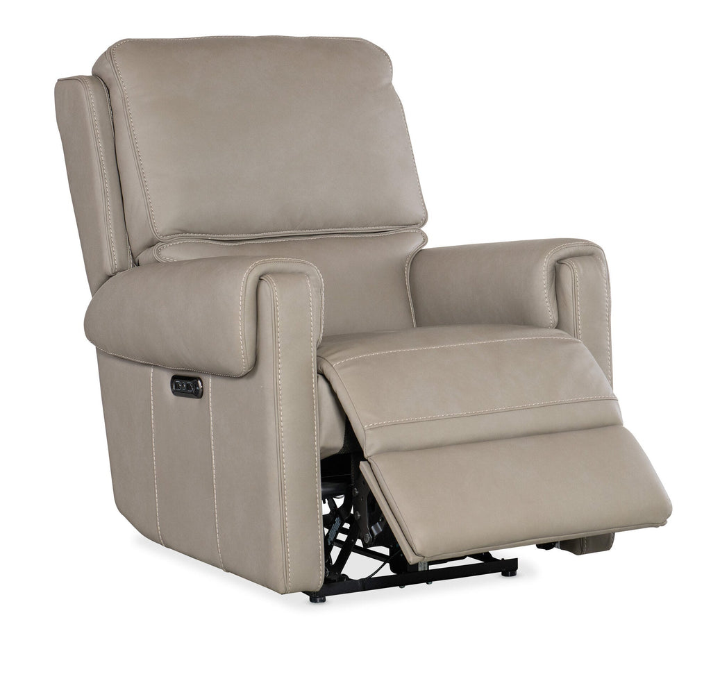 Somers Power Recliner with Power Headrest Open Silo Image