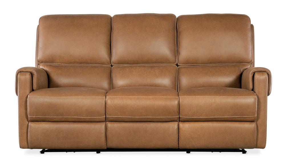 Somers Sofa with Power Recline & Power Headrest Straight Silo Image