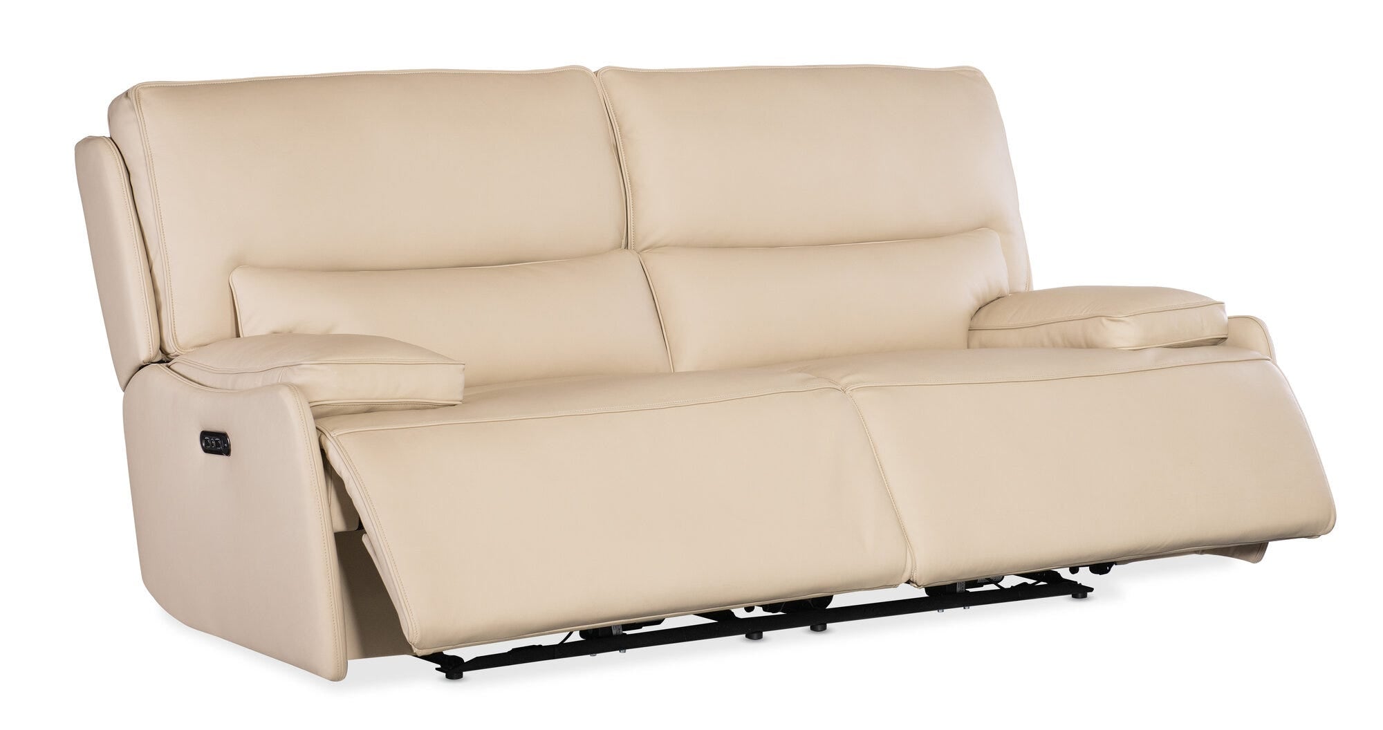 Kramer Zero Gravity Sofa with Power Recline & Power Headrest - Open 3/4 Angle