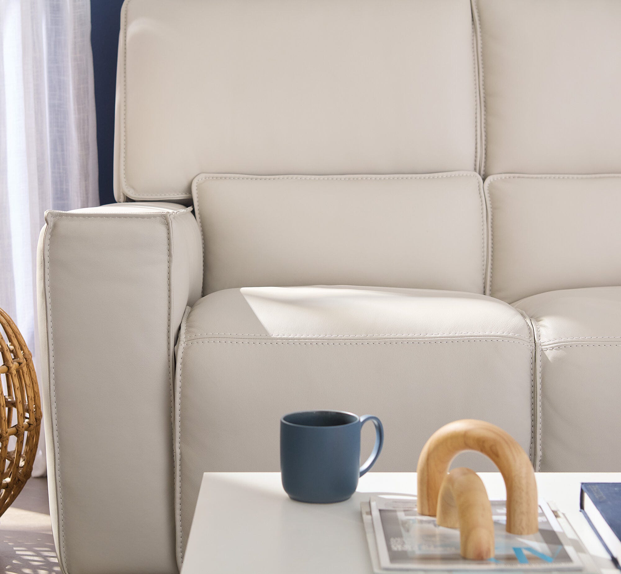 Miles Zero Gravity Sofa with Power Recline Power Headrest
