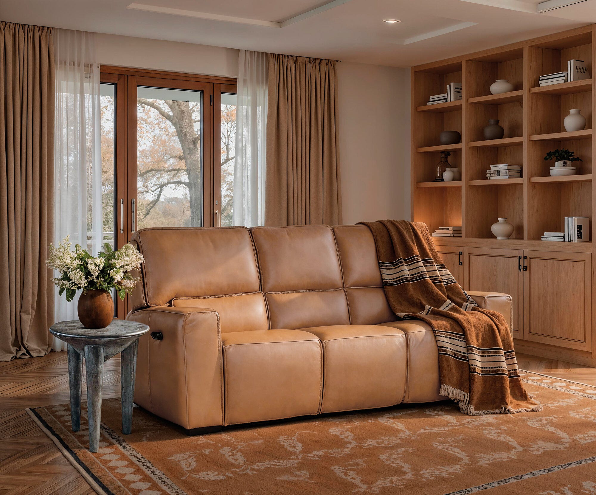 Miles Zero Gravity Sofa with Power Recline Power Headrest